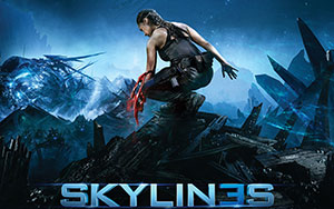 Official poster of `Skylin3s`, an English sci-fi film by Liam O`Donnell